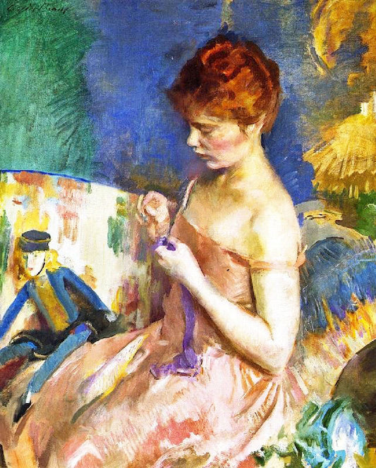 Dressing Dolls by Cecilia Beaux