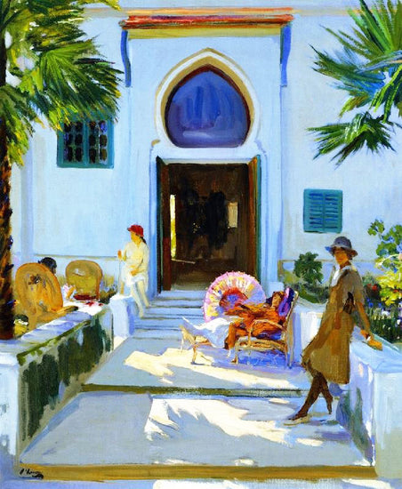 My Studio Door, Tangier by Sir John Lavery R.A.
