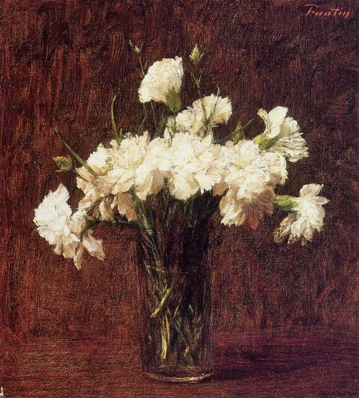 WHITE CARNATIONS