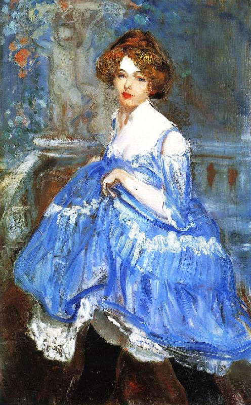 Dancer In Blue by William James Glackens