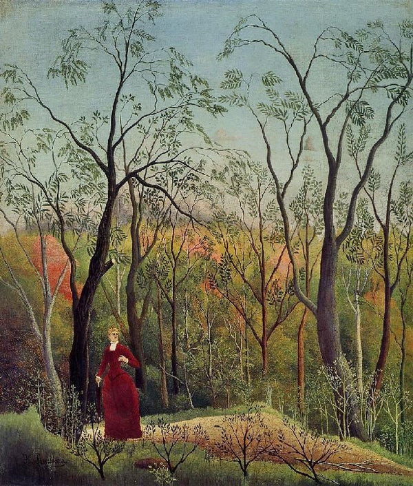 Forest Promenade by Henri Rousseau