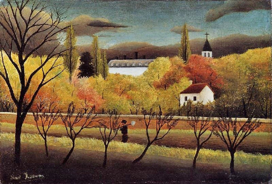 Landscape With Farmer by Henri Rousseau