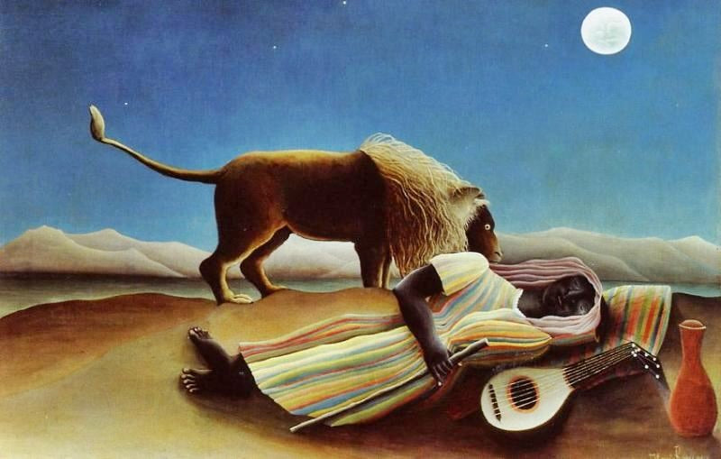 Sleeping Gypsy by Henri Rousseau