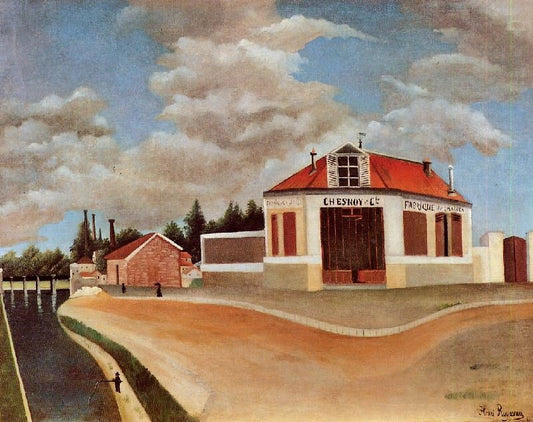 The Chair Factory by Henri Rousseau