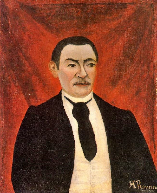 Portrait Of Monsieur S by Henri Rousseau