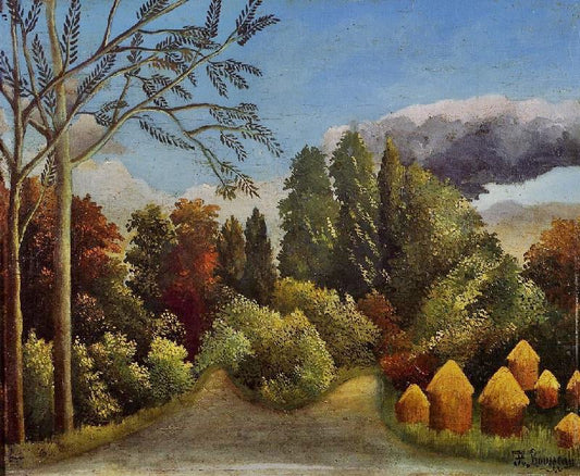 View Of The Banks Of The Oise by Henri Rousseau