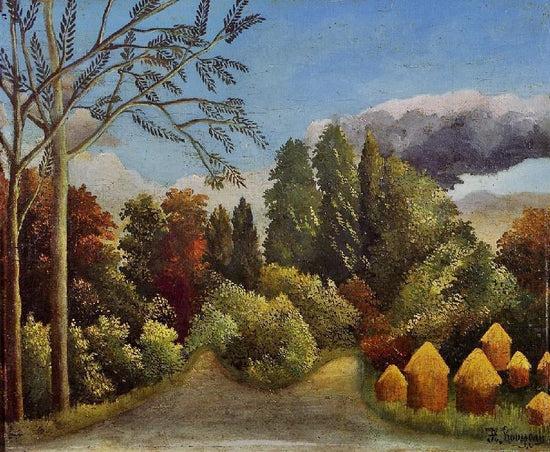 View Of The Banks Of The Oise by Henri Rousseau