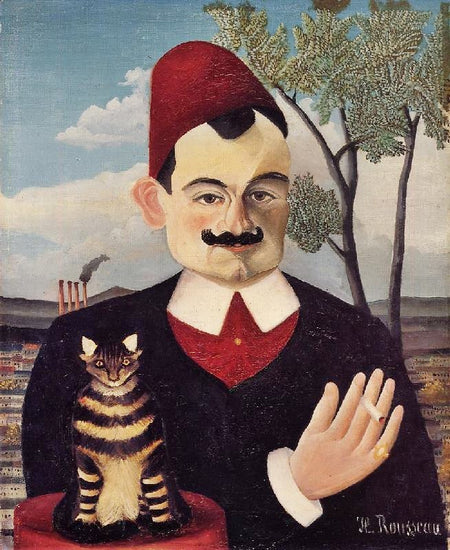 Portrait Of Monsieur X., Pierre Loti by Henri Rousseau