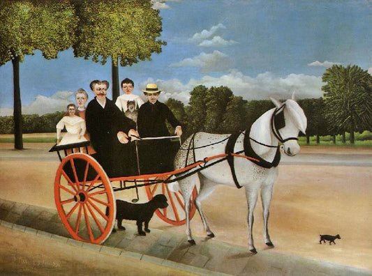 Old Junior’S Cart by Henri Rousseau