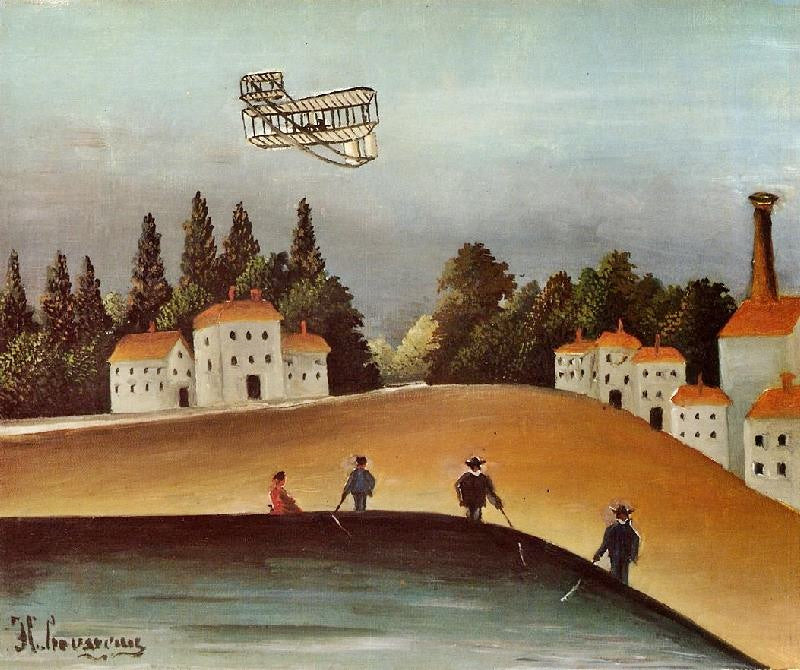 THE FISHERMEN AND THE BIPLANE