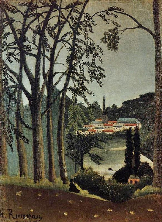 View Of Saint Cloud by Henri Rousseau