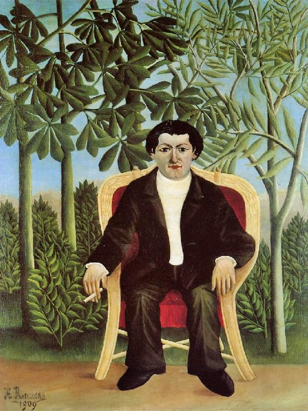 Portrait Of Joseph Brummer by Henri Rousseau