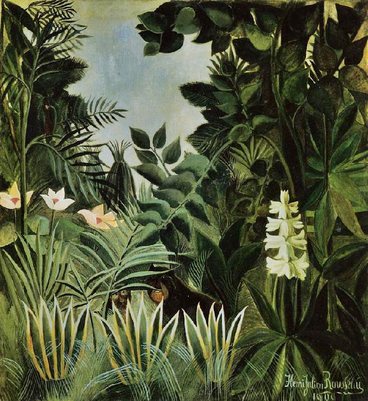 Exotic Landscape by Henri Rousseau
