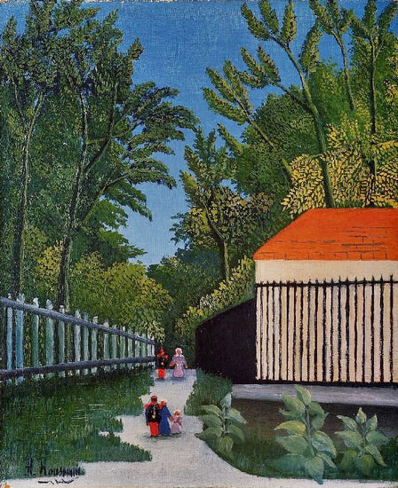 Walking In The Parc Montsouris by Henri Rousseau
