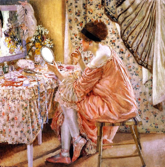 Before Her Appearance, La Toilette by Frederick Carl Frieseke
