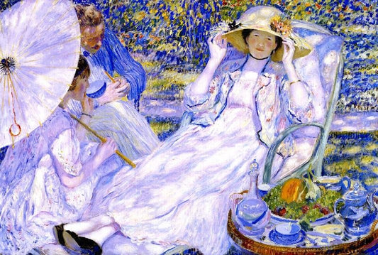 The Hour Of Tea by Frederick Carl Frieseke