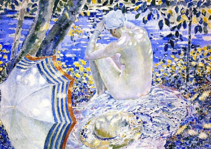 On The Bank by Frederick Carl Frieseke