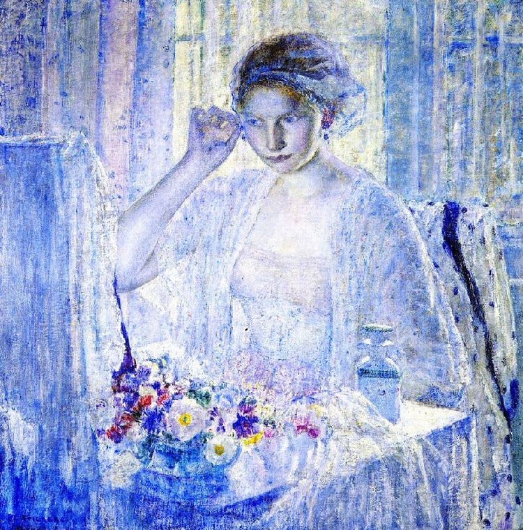Girl With Earrings by Frederick Carl Frieseke