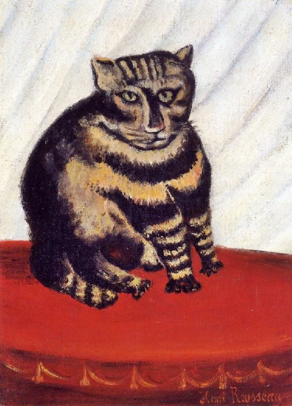 The Tiger Cat by Henri Rousseau