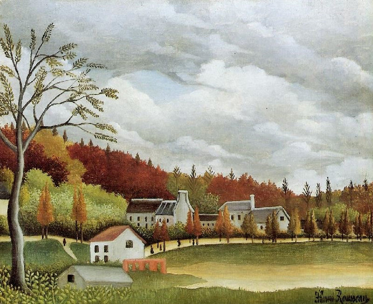 View Of Bievre-Sur-Gentilly by Henri Rousseau