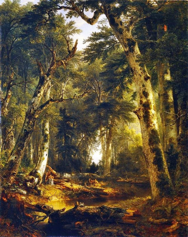 In The Woods by Asher Brown Durand