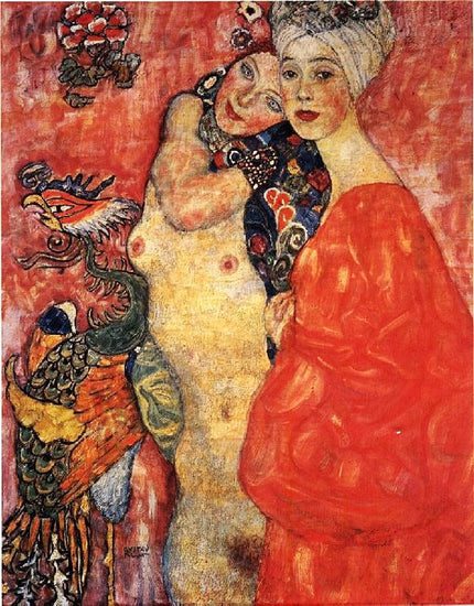 Girl-Friends by Gustav Klimt