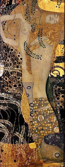 Wasserschlangen I by Gustav Klimt