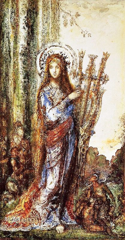 Satyrs by Gustave Moreau