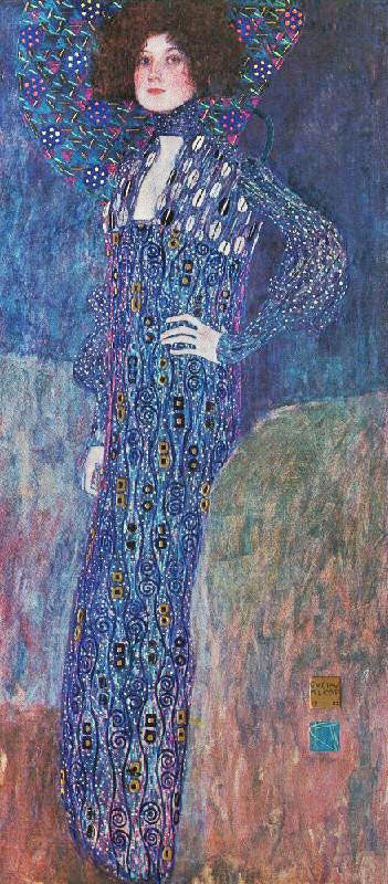 Portrait Of Emilie Floge by Gustav Klimt