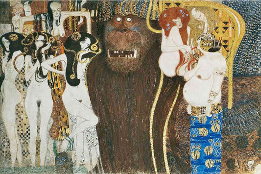 Beethoven Frieze by Gustav Klimt