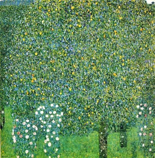 Roses In The Trees by Gustav Klimt