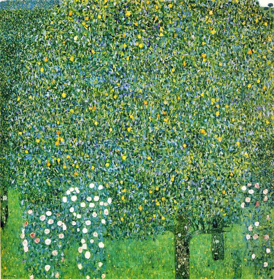 Roses In The Trees by Gustav Klimt