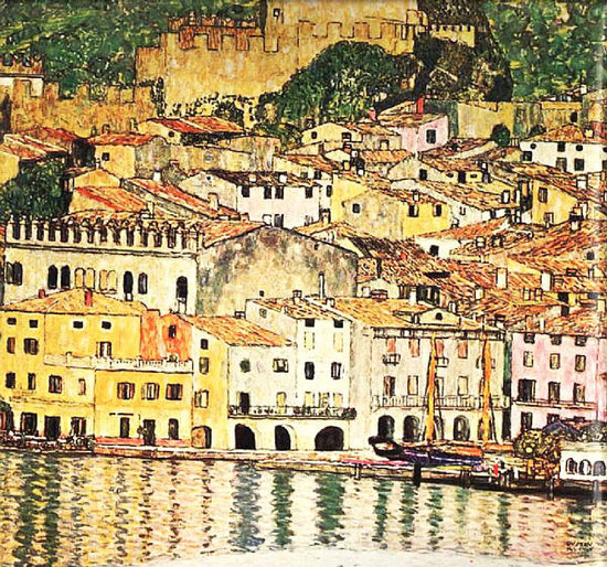 Malcesine On Lake Garda by Gustav Klimt