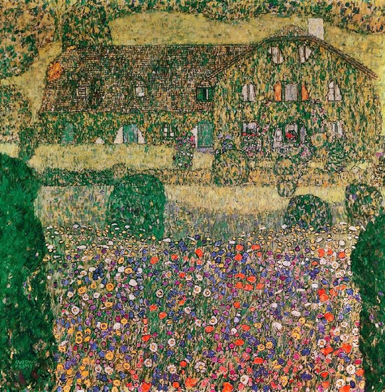 Country House By The Attersee by Gustav Klimt