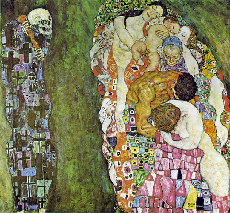 Death And Life by Gustav Klimt