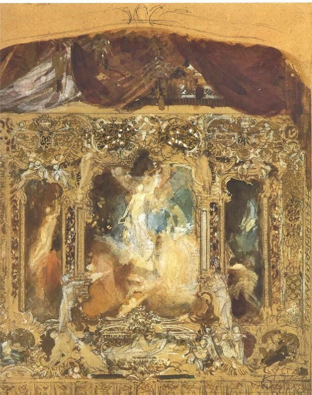 DESIGN FOR A THEATER CURTAIN