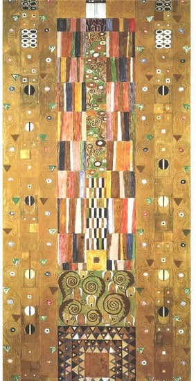 Design For The Stoclet Frieze, Knight by Gustav Klimt