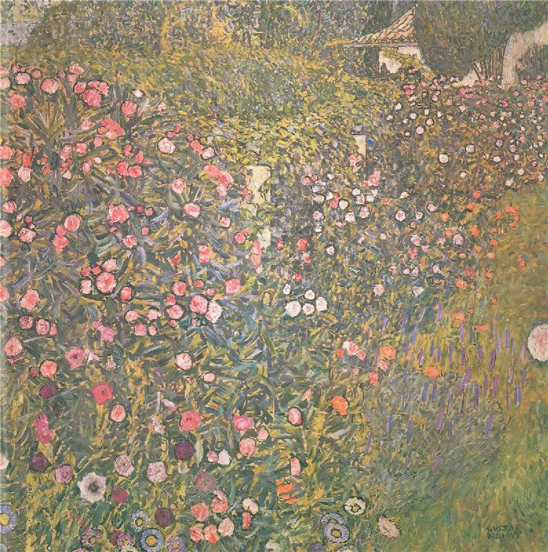 Italian Garden Landscape by Gustav Klimt