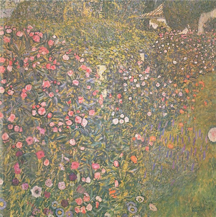 Italian Garden Landscape by Gustav Klimt