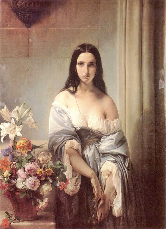 Un Pensiero Malinconico by Francesco Paolo Hayez