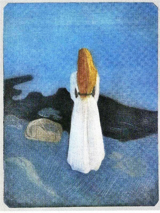 Girl At The Beach by Edvard Munch
