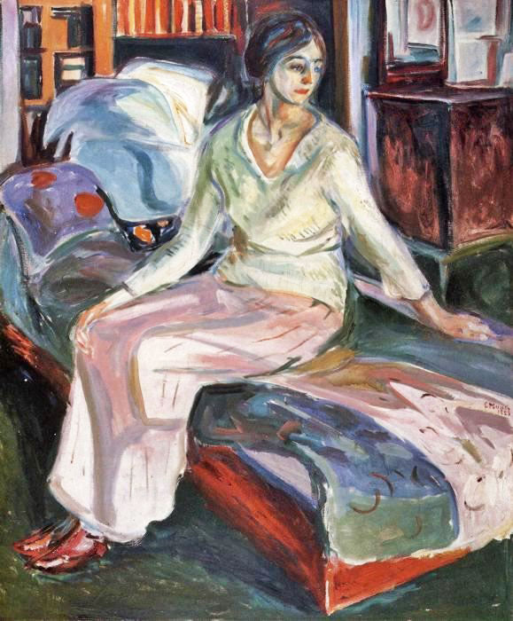 MODEL ON THE COUCH