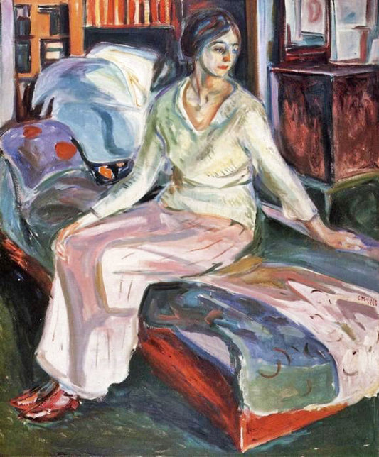 Model On The Couch by Edvard Munch