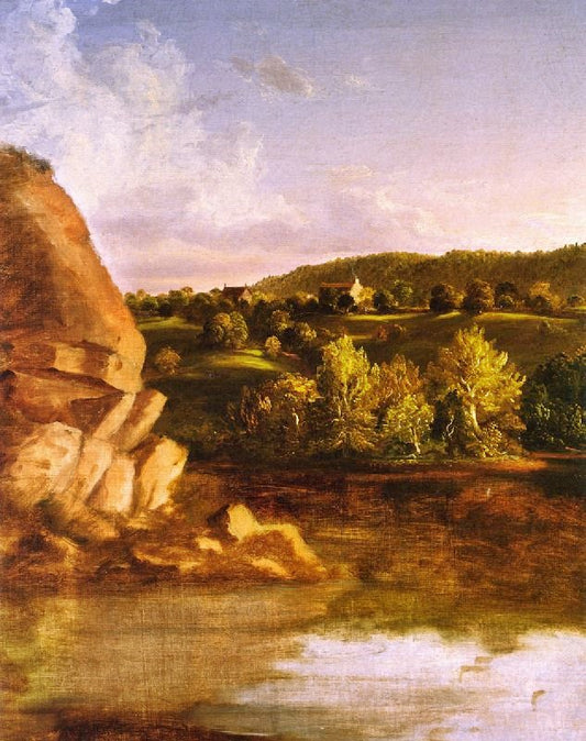 On Catskill Creek, Unfinished? by Thomas Cole