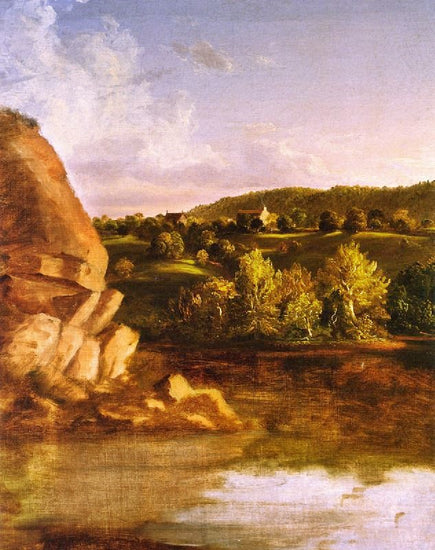 On Catskill Creek, Unfinished? by Thomas Cole
