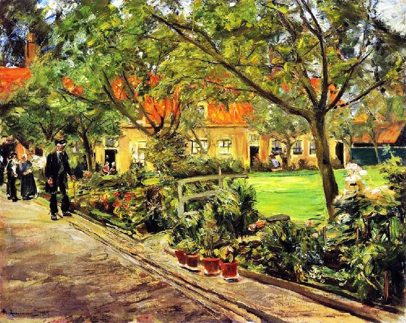 Hospital Garden In Edam by Max Liebermann