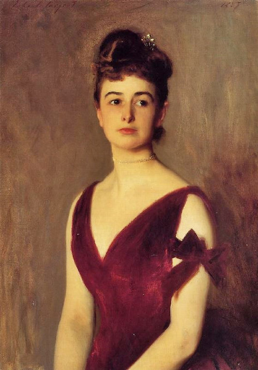 Mrs. Charles E. Inches Nee Louise Pomeroy by John Singer Sargent
