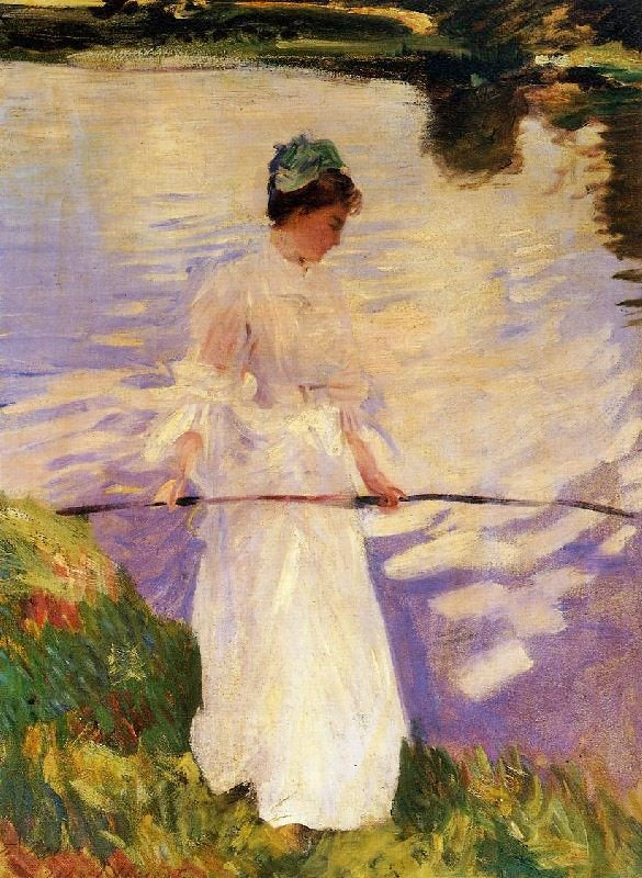 Violet Fishing by John Singer Sargent