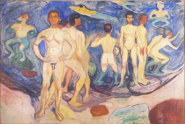 Bathing Young Men by Edvard Munch