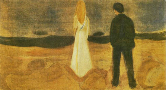 Two Human Beings, The Lonely Ones, The Reinhardt Frieze by Edvard Munch